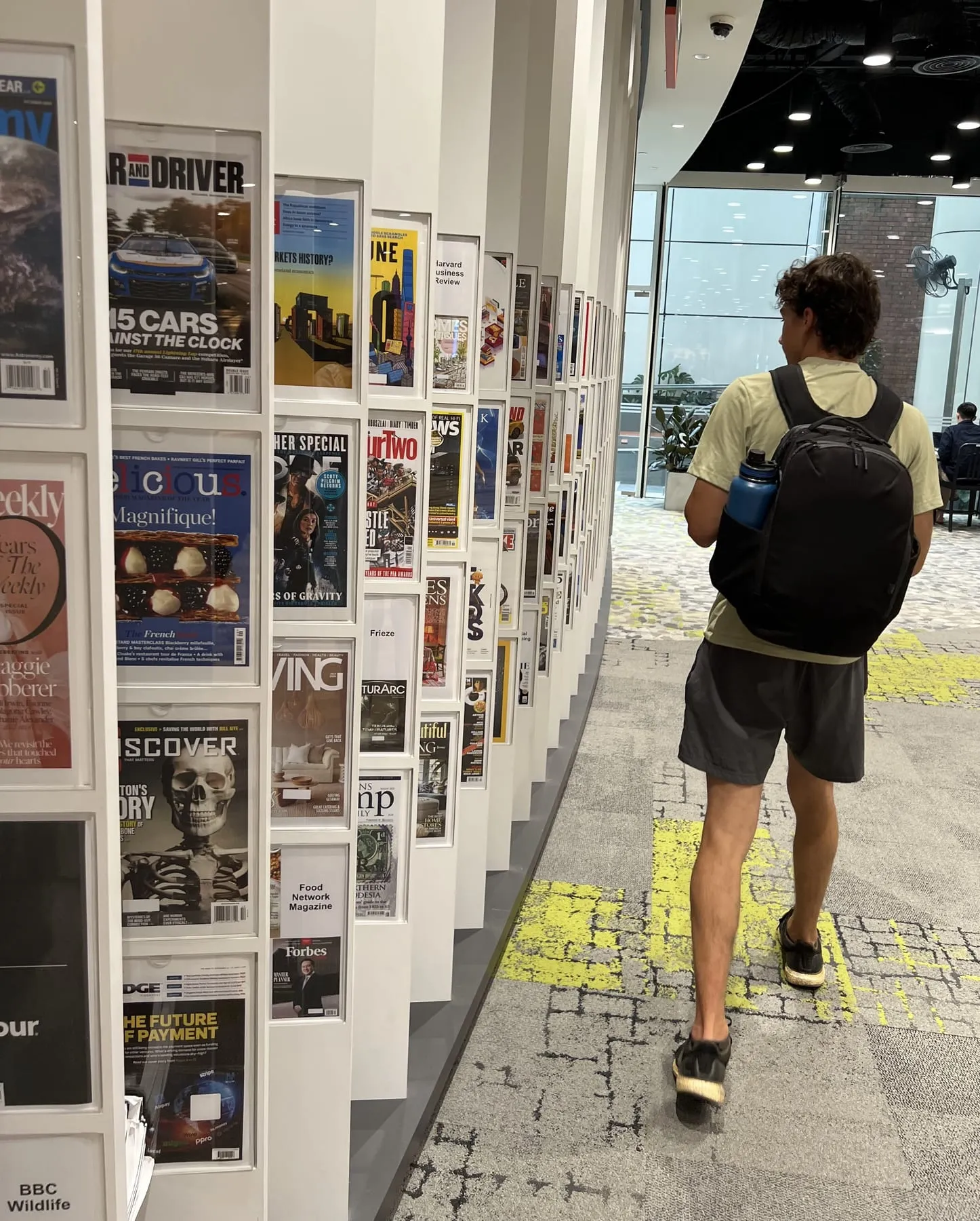 The LTT Commuter Bag in Singapore's Central Public Library