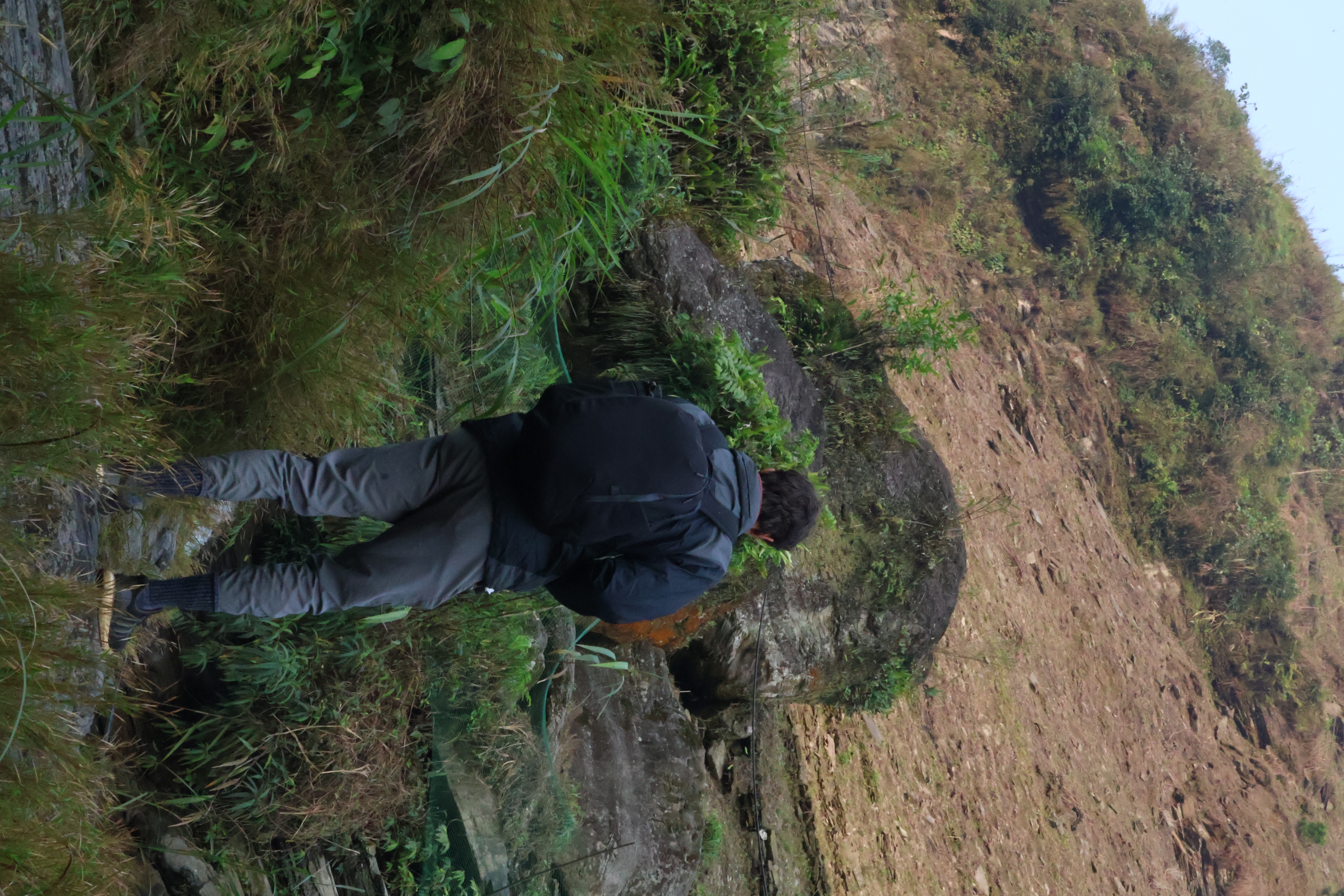 The LTT Commuter Bag being used while hiking