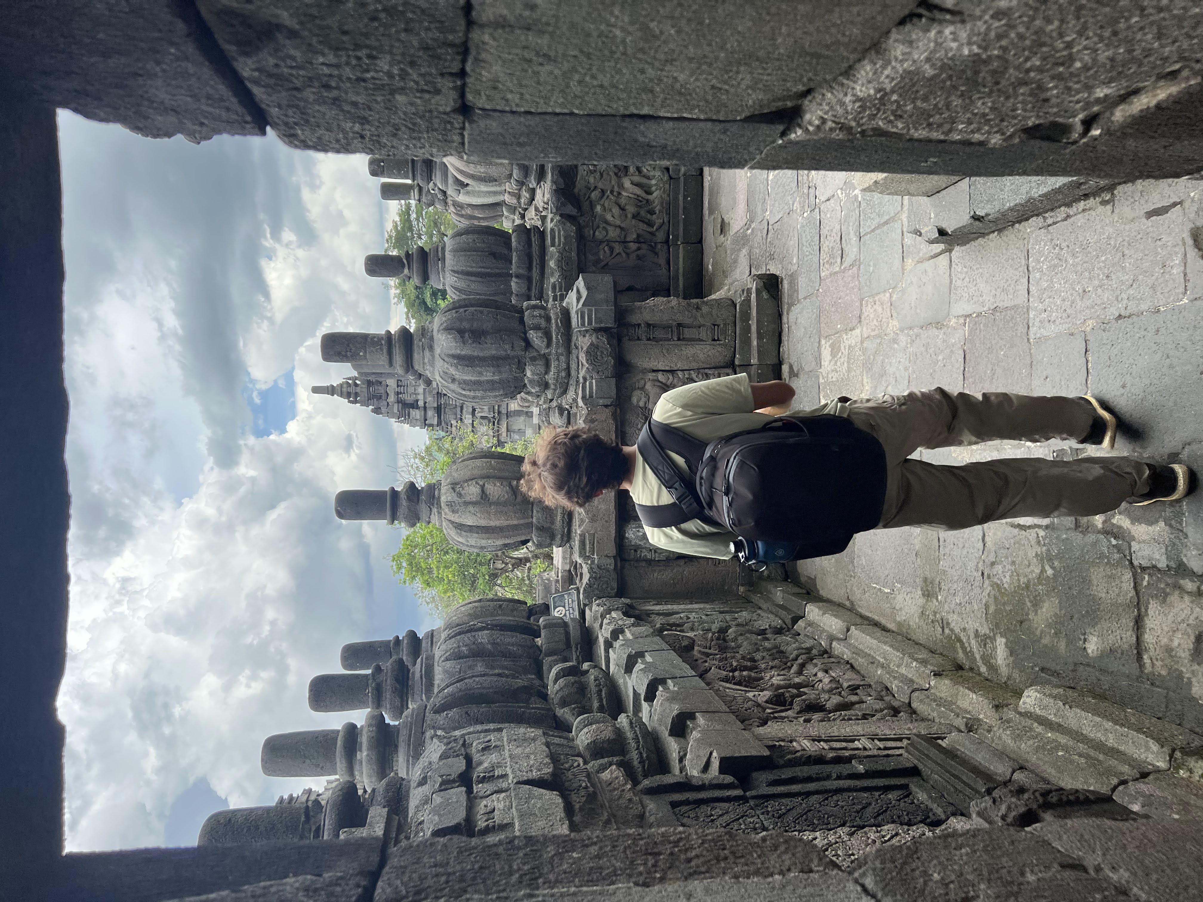 The LTT Commuter Bag at Prambanan Temple in Indonesia